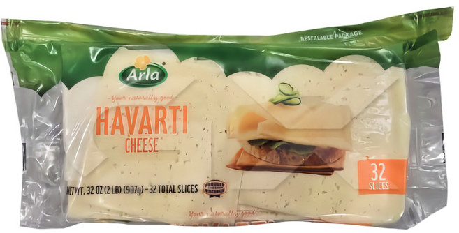 코스트코 ARLA 하바티 슬라이스 치즈 907g 원산지 미국 수입치즈, 1개
