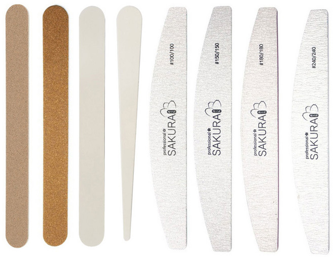 손톱손질 정리용 네일파일 우드파일 네일버퍼화일 31종, 1.우드파일, 1개