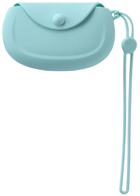 1PC 실리콘 치과 틀니 케이스 리테이너 보관 상자 교정기 마우스 가드 환기 구멍, 02 Grass Green