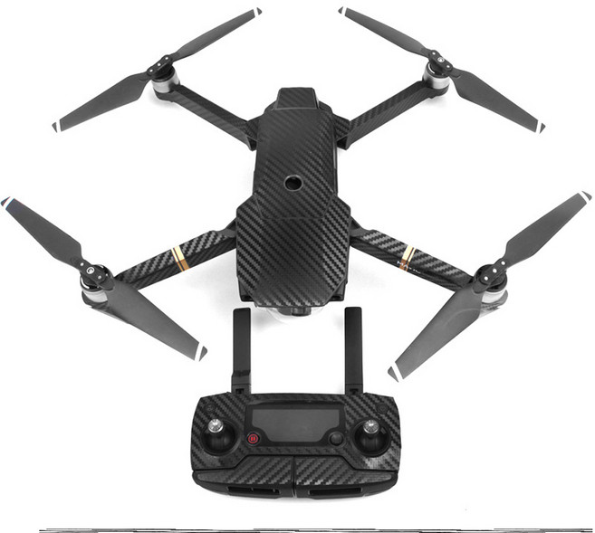 DJI 매빅 프로 전용 드론 스티커 필름 랩핑 데칼 외관 보호 컬러풀 디자인 씰, 1개, (매빅프로) 스티커블랙