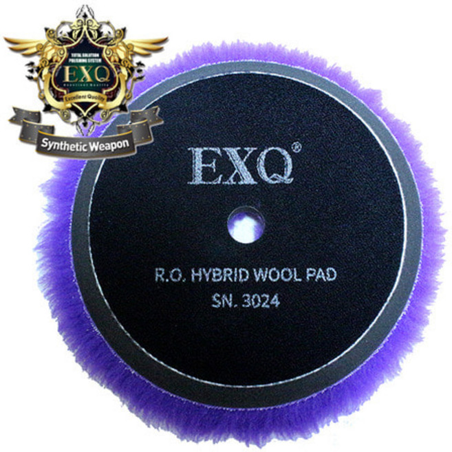 EXQ 싱글 하이브리드 퍼플 울패드 8인치 SN3024, 1개