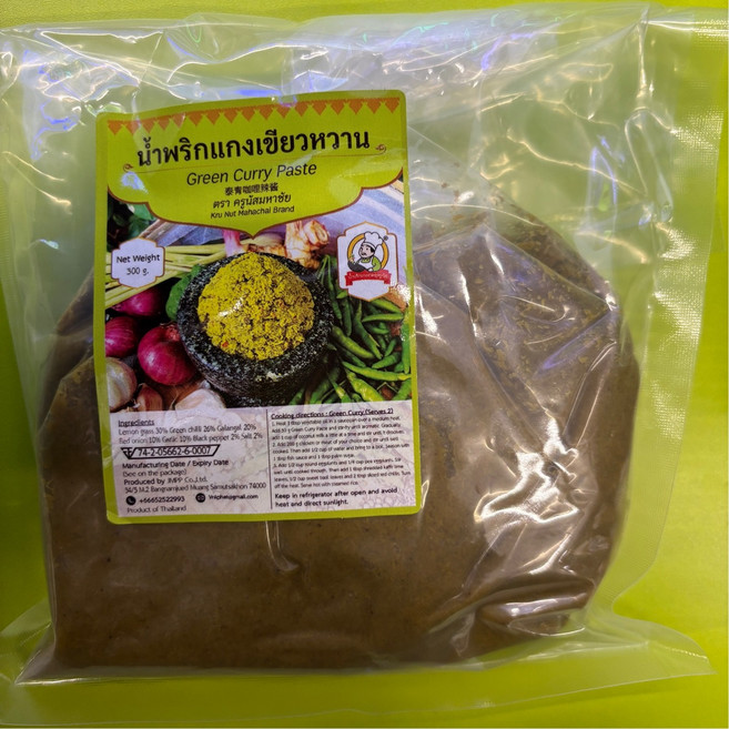 Green Curry Paste 그린커리 페이스트 300g 향신료조제품 태국, 1개