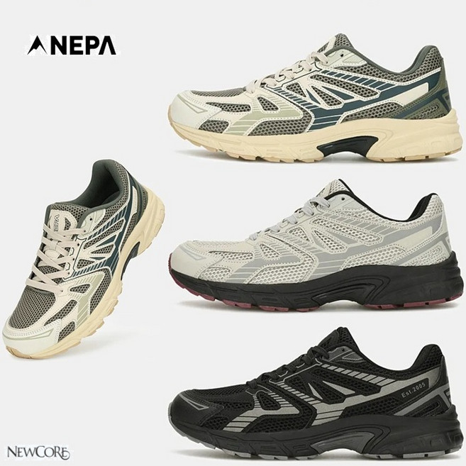 네파_NEPA_공용 경량 미드솔에 러버 아웃솔을 적용하여 경량성 및 접지력 우수한 일상에서 착용하기 좋은 아웃도어형 라이프 스타일 스니커즈 와이엇 운동화/하이킹/트레킹