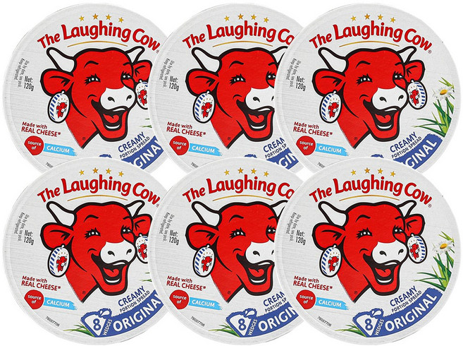 래핑카우 세모포션 오리지널 8P 120g 6개