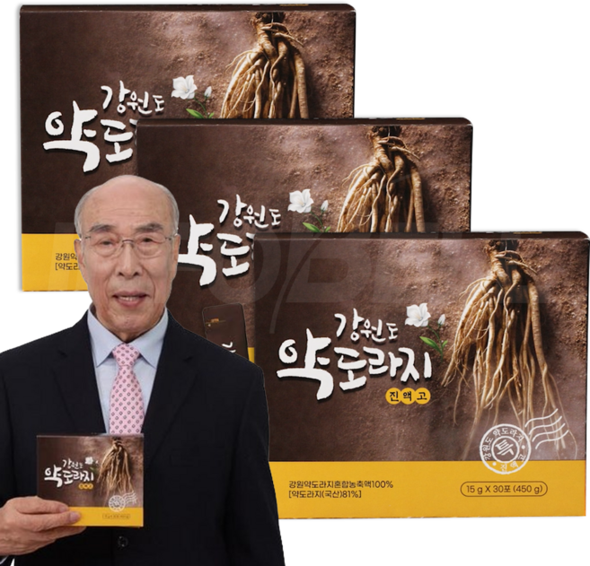 [TV홈쇼핑정품 인포벨]김기현 강원도 지리산 약도라지 진액고 간편 스틱 겨울 목 건강 최정원 최주봉 진액, 90개, 15g