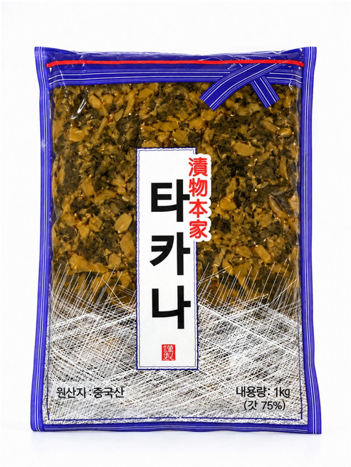 토호식품 타카나 1kg - 일본식 갓절임 반찬 토핑, 1개