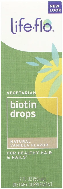 라이프플로 비오틴 드롭 내추럴 바닐라 59ml, 4개, 59.147ml - 쿠팡
