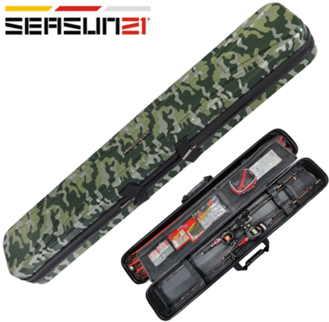 통통피싱 시선21 하드케이스 VH시리즈 (민물낚시대가방 로드케이스), 밀리터리