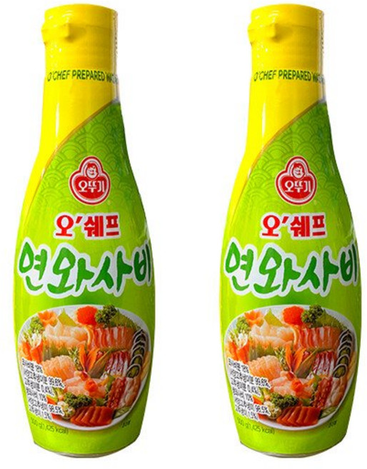 오뚜기 오쉐프 연와사비 500g 2개 와사비분 알싸한향, 1개