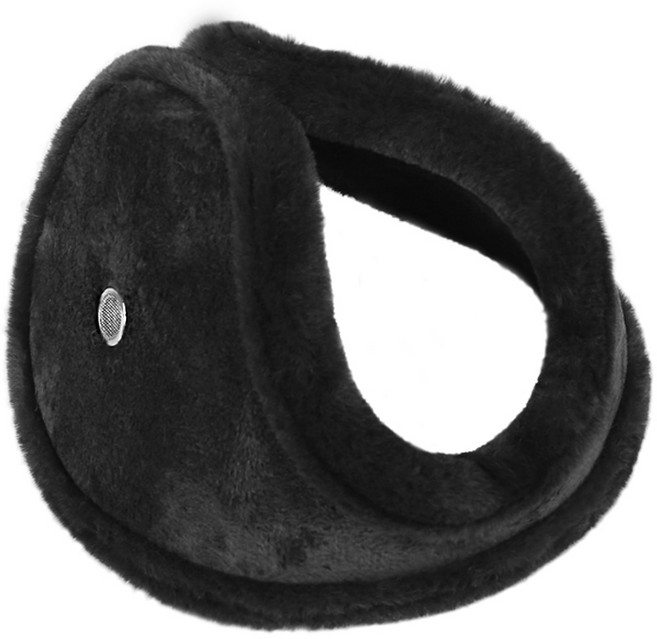 융털 방한 귀마개 (남녀공용) 방한용품 겨울귀마개 귀돌이 스키 자전거 낚시 캠핑 귀마개, EB11블랙