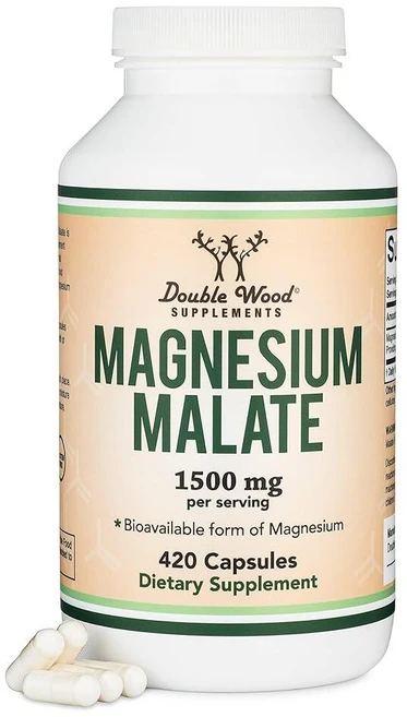 더블우드 마그네슘 말레이트 캡슐 1500mg 420정, 420회분, 1개 - 쿠팡