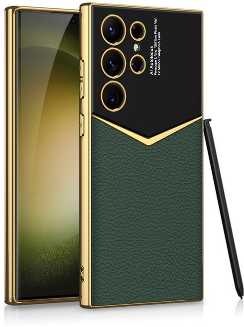 PYHO 적용 삼성 S24 울트라 가죽 케이스 낙상 방지SJK104