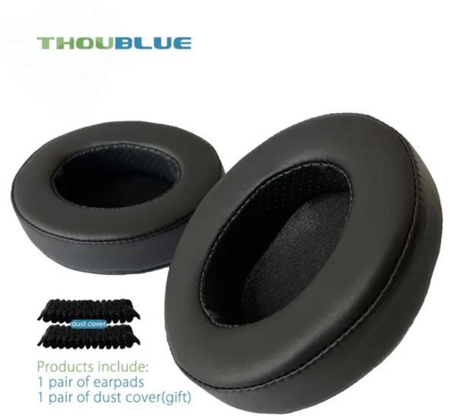 THOUBLUE-스틸시리즈 Arctis 7 7p 9 9X 프로 이어폰 교체용 이어 패드 메모리폼 커버 이어패드 헤드폰, [01] 1Black Leather, 0 Black Leather
