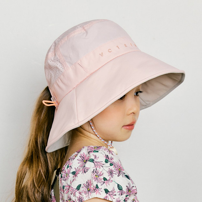 빅토리아앤프렌즈 UV 리플렉스 와이드 버킷햇 V23H01 아동 성인 썬햇