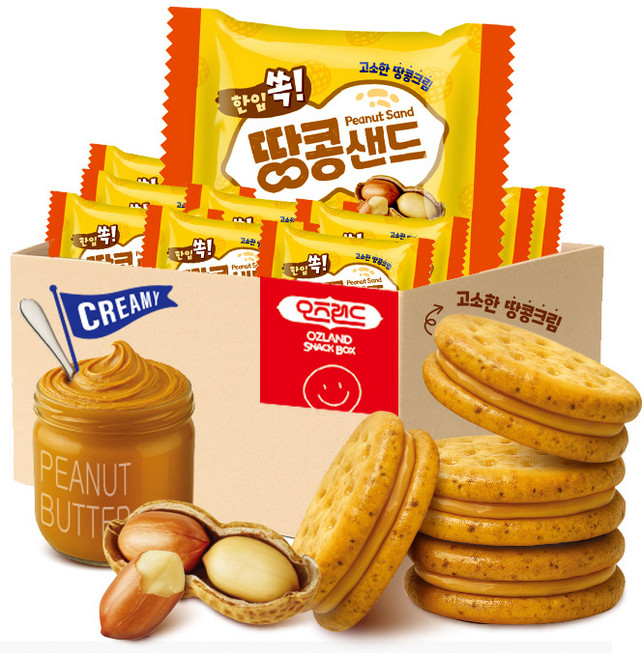 오즈랜드 한입 땅콩샌드, 1박스, 720g