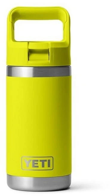 YETI 램블러 주니어 355ml(12온스) 아동용 물병 빨대 캡 킹 크랩, Firefly Yellow, 데이브레이크 옐로우, 1개 - 쿠팡