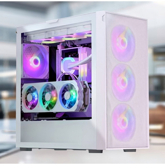 주연테크 리오나인 익스트림 코어i5 인텔 13세대 지포스 RTX 4060, 화이트, 16GB, 512GB, WIN11 Home, D734F46P-W