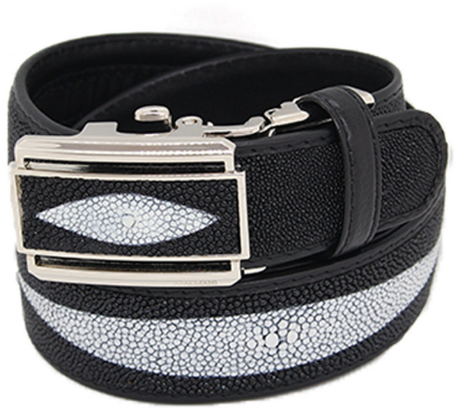 태국직수입 리얼 가오리벨트 가오리가죽 남자벨트 블랙 GKBS7042