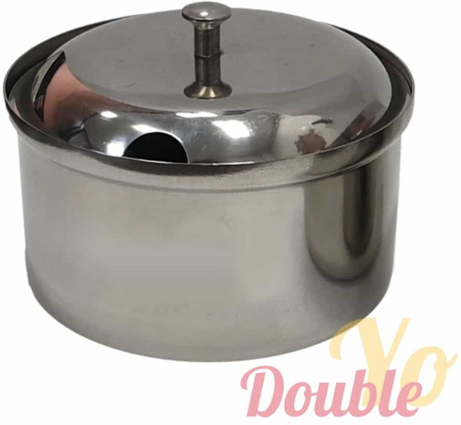 더블요 스텐 양념통 중형 새우젓용기 다데기통 단지용기