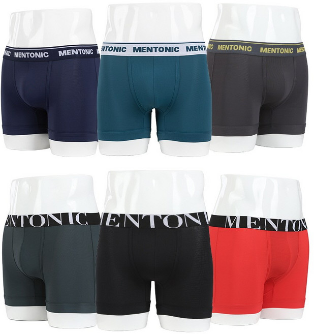 멘토닉 빅사이즈 아이스 메쉬 남성 드로즈 6+1 패키지