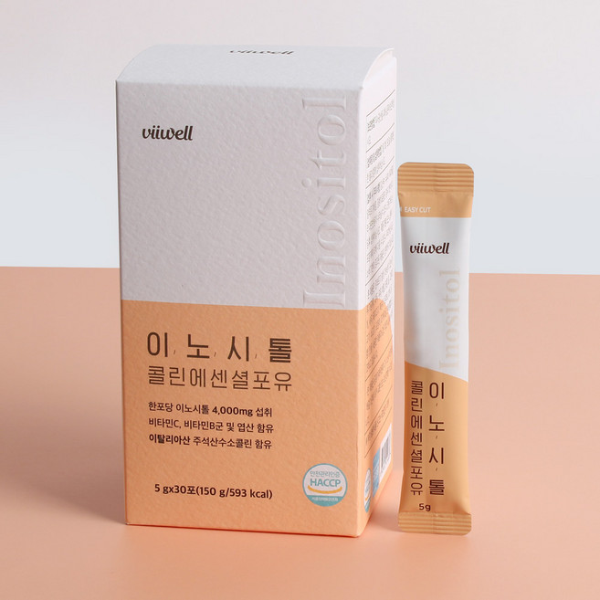 비웰 미오 이노시톨 4000 콜린이노시톨 레몬맛, 150개, 30