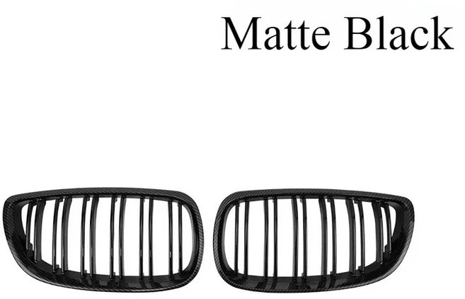 2006-2009 BMW 3 시리즈 E92 E93 M3 325xi 320i 325i 325i 328i 330i 335i 레이싱 그릴 키드니 그릴용 자동, 02 Double-Matte Black