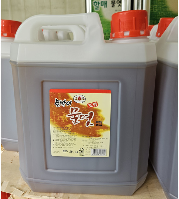 토박이순창 토박이 조청물엿 9kg 업소용 맥아물엿 대용량, 1개