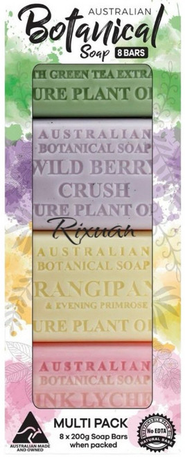 AUSTRALIAN BOTANICAL SOAP 澳洲製植物精油香皂 8入, 1個, 1組8入價