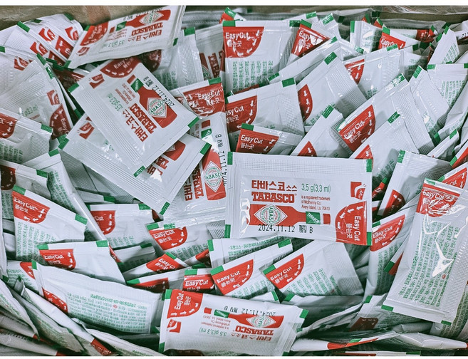 타바스코 오뚜기 소스, 3.5g, 1000개