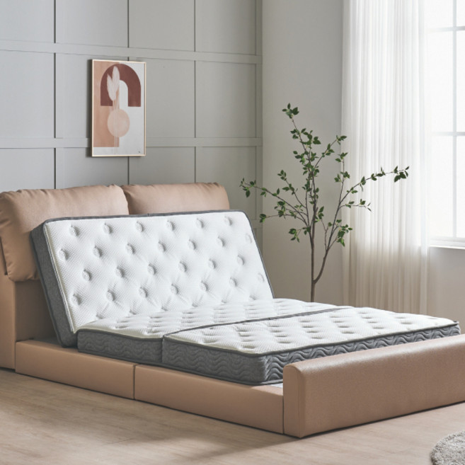 프리모 3단접이식 매트리스 고밀도 포켓스프링 15CM 독립스프링, 150mm, 미디엄하드