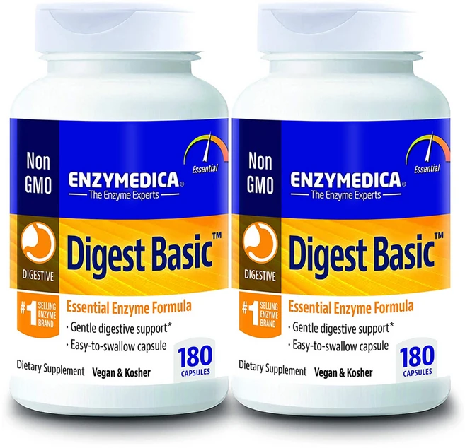 엔자이메디카 다이제스트 베이직 캡슐, 180정, 2개 - 쿠팡