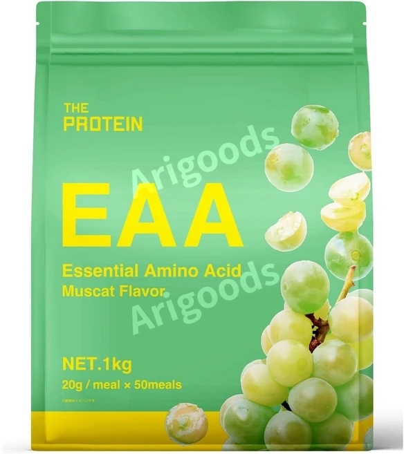 일본 자프로 THE PROTEIN EAA 필수아미노산 대용량 머스캣맛 1kg, 1개 - 쿠팡