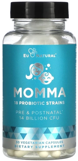 Eu Natural Momma 프로바이오틱 140억CFU 베지 캡슐 30정, 1개 - 쿠팡