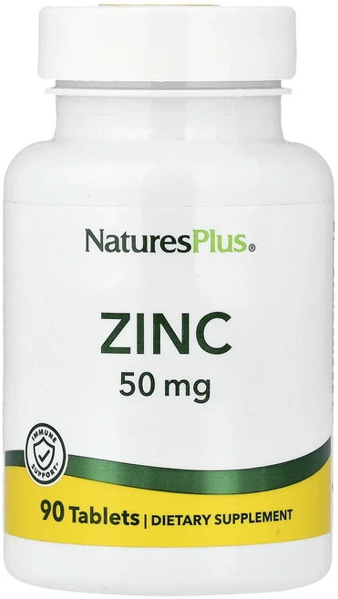 단백질 비타민 철분 마그내슘 칼슘 NaturesPlus 아연 50mg 90정 고루고루섭취해주세요, 1개 - 쿠팡