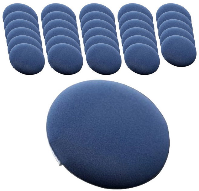 본생활건강 찰떡 에어 쿠션 퍼프, 블루, 30개