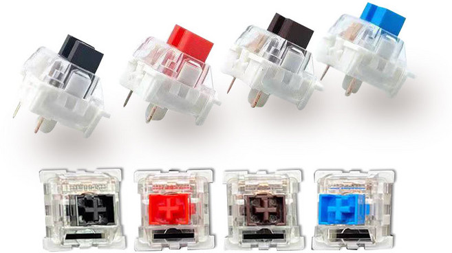 FOREV 機械式鍵盤軸體 DIY 50入一包, 製造商軸, P001, FOREV專用茶軸(50入)無鍵盤