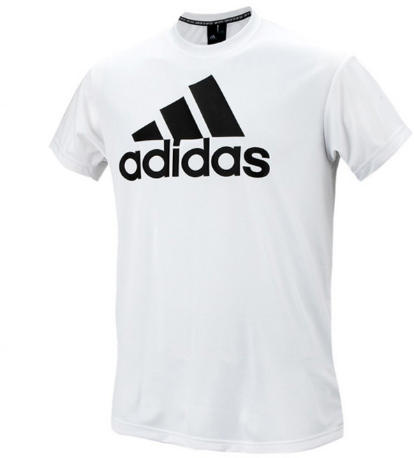 아디다스 폴리에스터 AEROREADY 화이트 반팔티