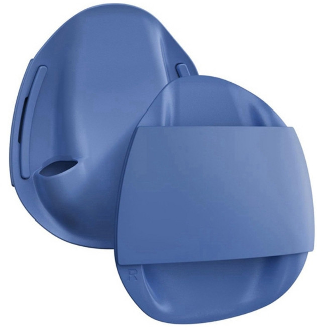 2팩 수영 훈련 패들 인체공학 디자인 실리콘 질식 실리콘 질감이 완벽하다., Royal Blue S