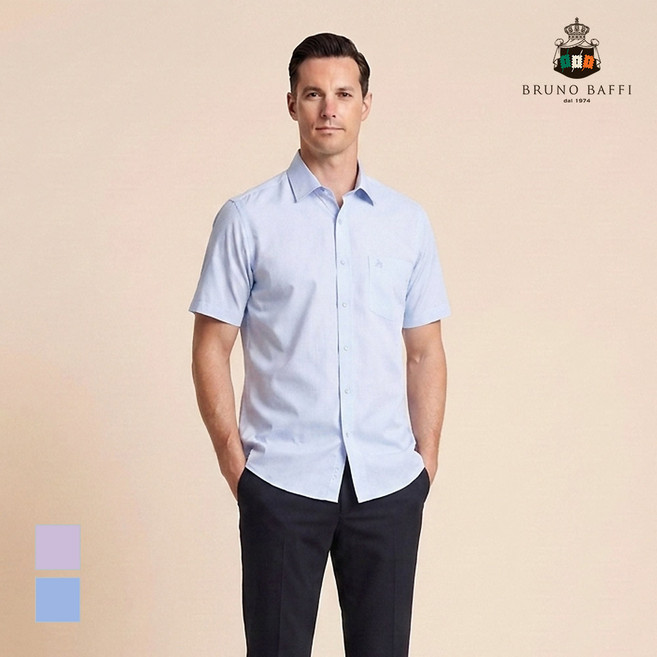 인디안 BRUNO BAFFI 클래식 반팔셔츠-MACTS3M3231