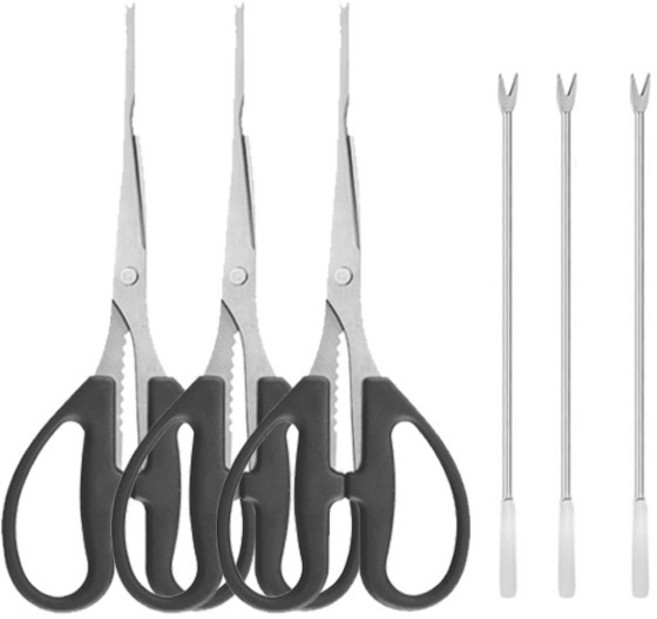 게가위 C타입 블랙 3개 + 게포크 A타입 3개, 1개