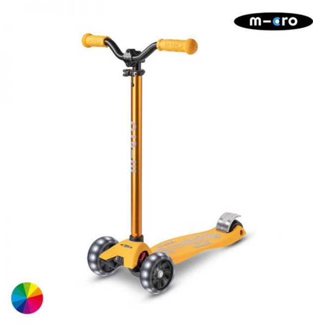 마이크로킥보드 맥시T 디럭스 프로 LED, 네이비, 1개