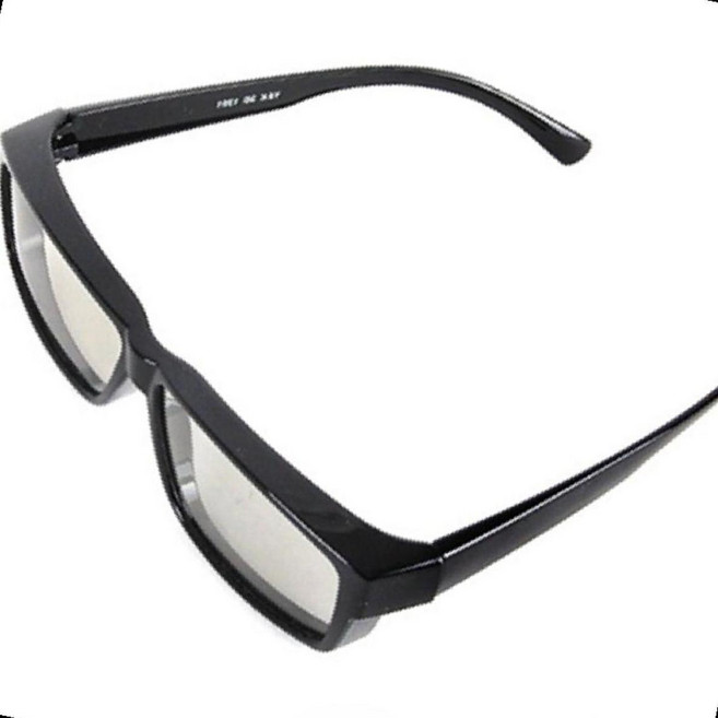3D 영화 안경 입체 시청 극장용 TV 편광 효과 안경위 착용 가능한 가벼운