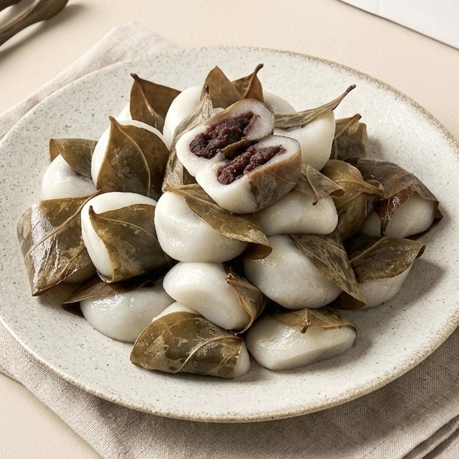 망개떡 국내산 찹쌀 1.44kg+1.44kg 72알 냉동 팥 망개잎 떡 맛집 아침식사대용 선물 답례떡, 2박스, 1.44kg