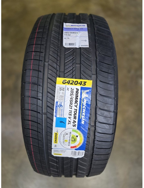EV9흡음재타이어 미쉐린 프라이머시투어AS 285/45R21 2854521, 1개