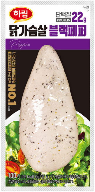 하림 닭가슴살 블랙페퍼 100g, 30개