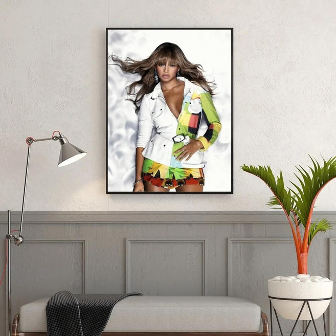 레트로 비욘세 포스터 자기 접착 아트 크래프트 종이 스티커 룸 카페 빈티지 장식 그림, D. 21x30 No Frame, 1. z10, 1개