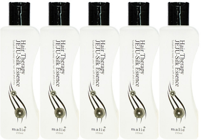 마리에 제주 동백 실키 코팅 헤어에센스 실크테라피, 5개, 150ml