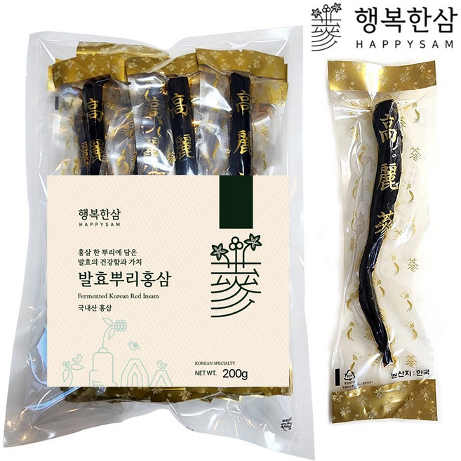 고려 홍삼 정과 발효홍삼 개별포장 실속형 홍삼절편 부모님선물 행복한삼, 1개, 500g