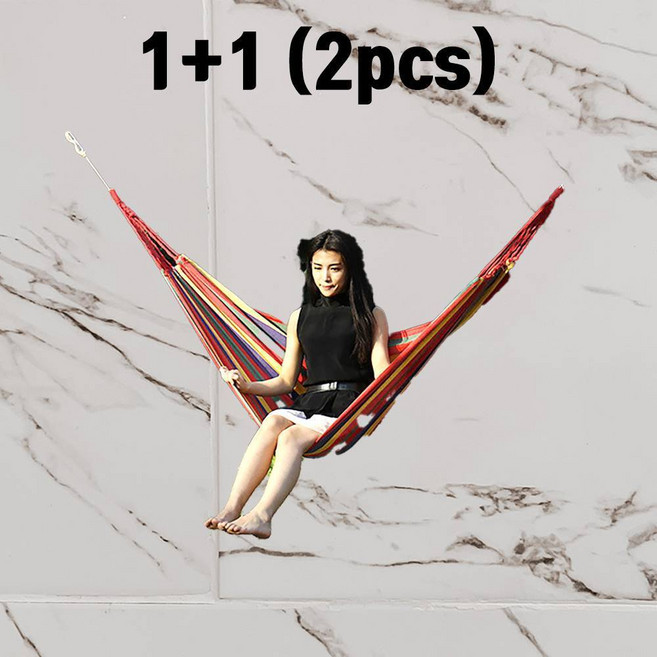 1+1 삭개오 피크닉 캠핑 해먹 보관파우치 포밤 캠핑용 헤먹 170CM