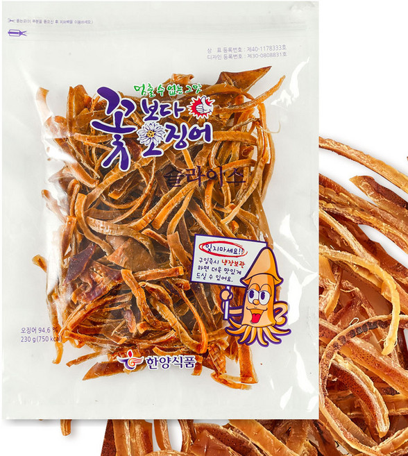 꽃보다오징어 슬라이스, 1개, 230g